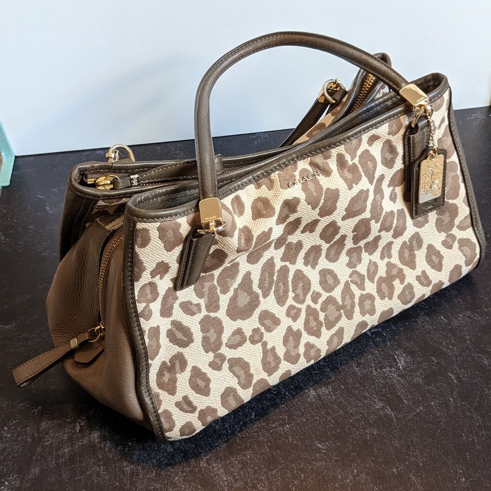 Coach Leopard Print Handbag